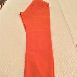 BR skinny orange pants